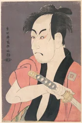 Ichikawa Omezō I in der Rolle von Yakko Ippei aus dem Stück "Koinyōbō somewake tazuna"