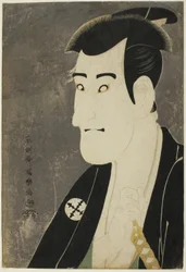 Der Schauspieler Ichikawa Komazo III als Shiga Daishichi