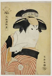 Yamatoya Tojaku (Der Schauspieler Iwai Hanshiro IV als Otoma, Tochter von Ohina aus Inamuragasaki in Kamakura)