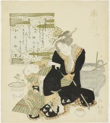 Madam Tang (Jp: To Fujin), aus der Serie "Vierundzwanzig Beispiele kindlicher Pietät (Nijushiko)"