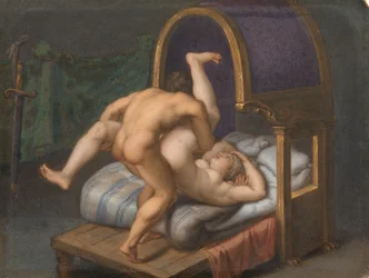 Die von Pan verfolgte Nymphe Syrinx