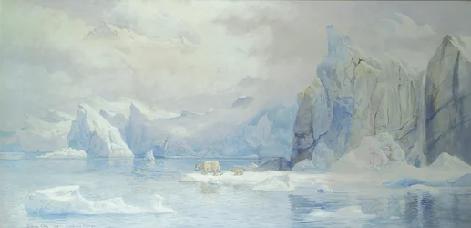 Ostgletscher, Spitzbergen, 1905