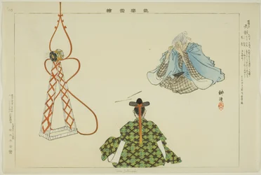 Sora Zutsumi, aus der Serie "Bilder von No-Aufführungen (Nogaku Zue)"