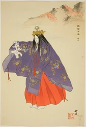 Tatsuta, aus der Serie "Hundert No-Dramen (Nogaku hyakuban)"