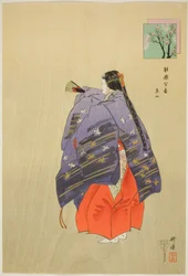 Toboku, aus der Serie "Hundert No-Dramen (Nogaku hyakuban)"