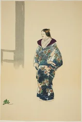 Tomonaga, aus der Serie "Hundert No-Dramen (Nogaku hyakuban)"
