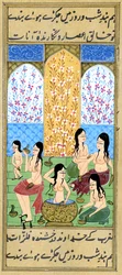 Ansicht in einem Frauen-Hamam