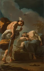 Merkur kurz vor der Enthauptung von Argus, ca. 1770-1775