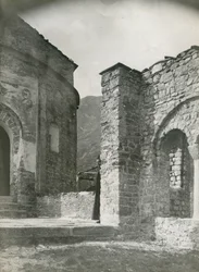 Abtei San Pietro al Monte, Civate, Lombardei, Italien, Fotografie von Ugo Monneret de Villard, um 1910