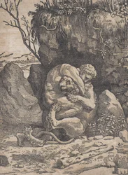 Herkules und der Nemeische Löwe, ca. 1517-18
