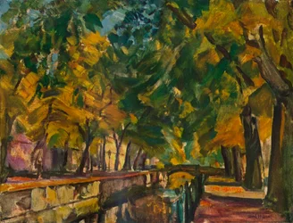 Kanal in Potsdam, ca. 1926