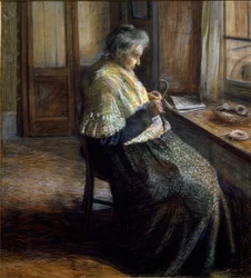 Die Mutter (Porträt einer alten Frau)