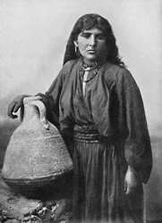 Eine Beduinenfrau, Ägypten, 1912