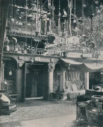 Eine Ecke im Studio von Mr. Louis C. Tiffany, 1897