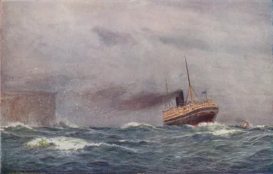 Ein heimkehrender P. & O. Liner, 1923