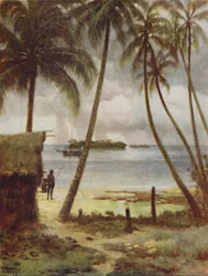 Eine Lagune, Salomonen, 1923
