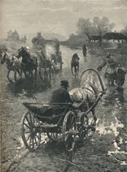 Ein polnisches Dorf: November, 1886