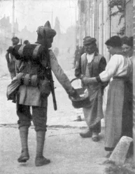 Ein Soldat der britisch-indischen Armee, Frankreich, ca. 1915