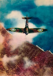 Ein Vickers Supermarine Spitfire, 1940