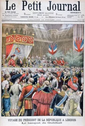 Ein Bankett für den französischen Präsidenten, Guildhall, London, 1903