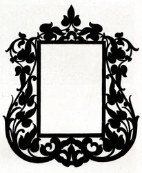 Ein Entwurf für einen Bilderrahmen mit dem Titel Ästhetisch, 1898