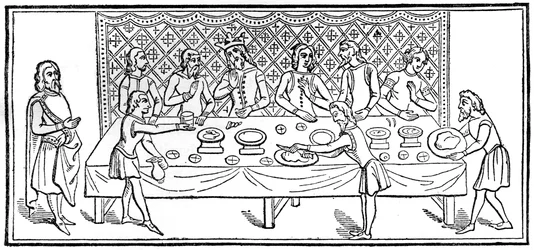 Ein König beim Abendessen, 1910