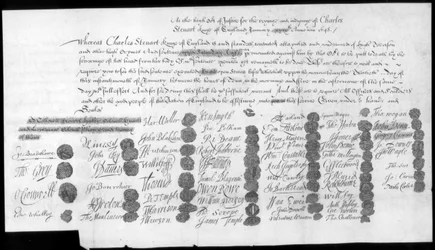 Ein Brief über Charles Stuart, Bonnie Prince Charlie, 18. Jahrhundert