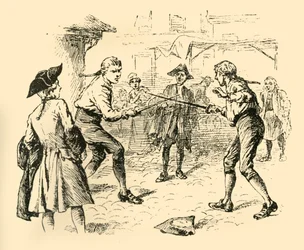 Eine Zuflucht zu Schwertern, 1907