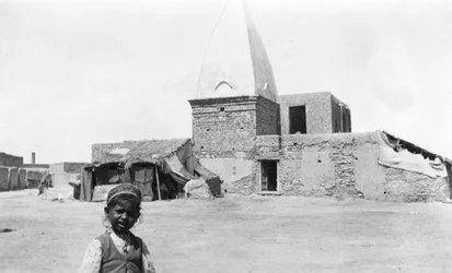 Ein Tempel in Nowshera, Indien