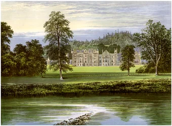 Abbotsford, Roxburghshire, Schottland, Heimat der Familie Scott, um 1880
