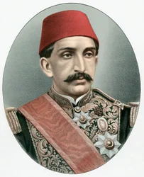 Abdul Hamid II 1842-1918, letzter Sultan der Türkei, ca. 1880