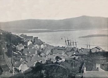 Aberdovey - Blick auf die Stadt und die Bucht