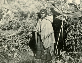 Aborigine-Frau mit Kind, 1901