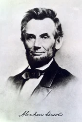 Abraham Lincoln, Präsident der USA, ca. 1865