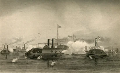 Aktion der Kanonenboote in Memphis, 1878