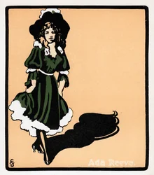 Ada Reeve, englische Schauspielerin, Ende des 19. Jahrhunderts