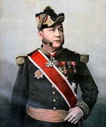 Admiral Humann, französischer Kommandant der Fernostflotte