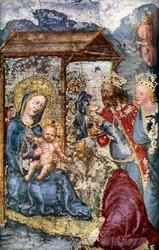 Anbetung der Heiligen Drei Könige, um 1360 1955