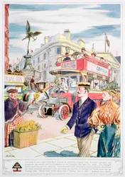 Werbung für Dunlop-Reifen, 1938