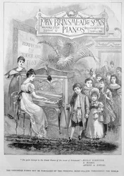 Werbung für Brinsmead Klaviere, 1899