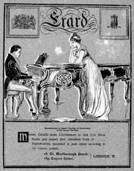 Werbung für Erard-Klaviere, 1901