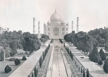 Agra. Das Taj Mahal, ca. 1920