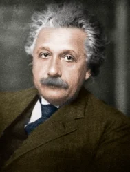 Albert Einstein, deutsch-schweizerisch-amerikanischer Mathematiker und Physiker