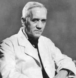 Alexander Fleming, schottischer Bakteriologe, um 1930er Jahre