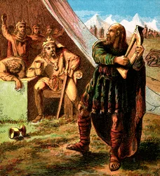 Alfred im dänischen Lager, ca. 1850