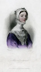 Alice Bridgenorth, eine Figur in Walter Scotts Roman Peveril of the Peak, 1833
