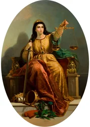 Allegorie der Gerechtigkeit, ca. 1870