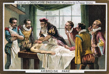Ambroise Paré, französischer Militärchirurg des 16. Jahrhunderts, 19. Jahrhundert