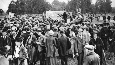 Ein Antikriegsmeeting, Hyde Park, London, 1926-1927