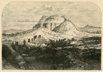 Antike Ruinen in Mugher, 1890